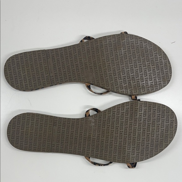 New Tkees Gemma Exotic Cheetah Slide Sandals Size 9 - Picture 5 of 6